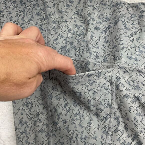 SPYDER Active Leggings Women’s‎ XL Gray All Over Print Wide Waist Band - Picture 5 of 9